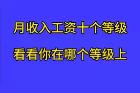 月收入工资十个等级:看看你在哪个等级上。视频封面