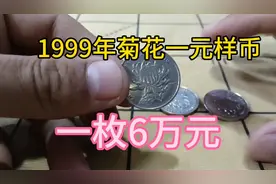 1999年大菊花一元样币，一枚价值6万元视频封面