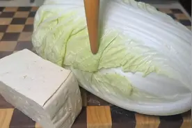 农家特色白菜炖豆腐，最接地气做法，白菜脆爽入味，豆腐鲜香好吃