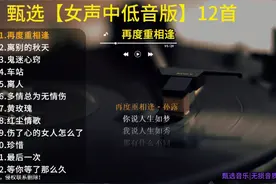 精选女声中低音歌曲，无损音质完整歌词版，欣赏不一样音色！视频封面