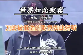 刀郎一首具有佛性的歌曲，你需要慢慢听，细细的品，感人至深