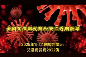 2025年1月全国报告艾滋病病例2832例，警示！视频封面