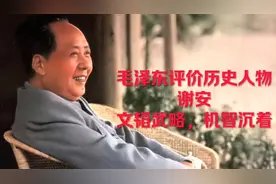 毛泽东评价历史人物之谢安视频封面