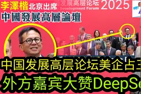 中国发展高层论坛美企占三成 李泽楷现身嘉宾赞DeepSeek视频封面
