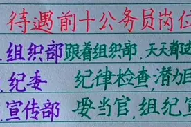 待遇前十公务员岗位，你还知道哪些？欢迎补充视频封面