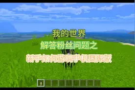 我的世界解答粉丝问题之新手如何游玩国际版