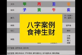 八字案例：食神生财！视频封面