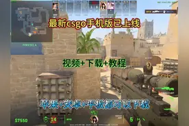 CSGO手机版上线！视频+下载+教程，苹果安卓平板全兼容！
