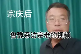 鲁豫采访宗老的视频。