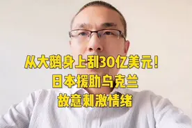 从大鹅身上刮30亿美元！日本援助乌克兰，故意刺激其情绪视频封面