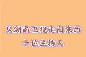湖南卫视走出来的十位主持人！视频封面