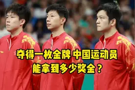 夺得一枚金牌，中国运动员，能拿到多少奖金?视频封面