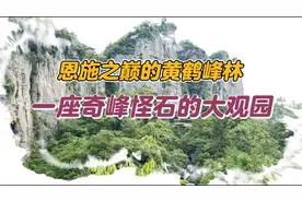 恩施之巅的黄鹤峰林景区，人少景美，是欣赏奇峰怪石的好地方视频封面