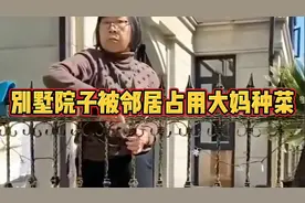别墅院子被大妈占用种菜！租出去后不让大妈用了，大妈骂上门！视频封面