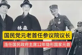 林森，民国首任参议院议长。担任国民政府主席十二年。却无存在感视频封面