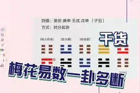 梅花易数一卦多断教学，干货！视频封面