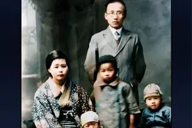 郭沫若与日本妻儿合影照，二人共同生活21年，原配却独守空房68载视频封面