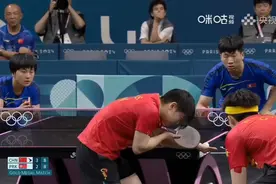 巴黎奥运混双夺冠精彩瞬间，＃天选混双莎头组合