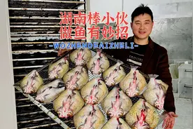湖南小伙做鱼有妙招，鱼宰完不能洗，毛孔张开赶紧腌，年卖3000万视频封面