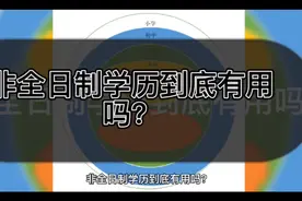 我辛辛苦苦拿到的非全日制学历到底有用吗？视频封面