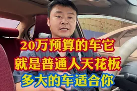 20万预算买个车！它就是普通人的天花板啦！多大的车适合你？视频封面