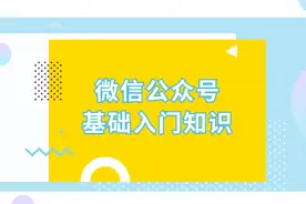 新手需要知道的微信公众号基础入门知识大集合来咯！！视频封面