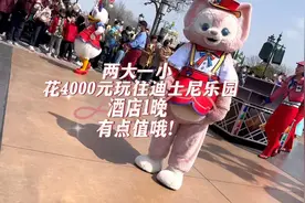 两大一小花4000元玩住迪士尼，真的很值了吧！一定要看到最后哦视频封面