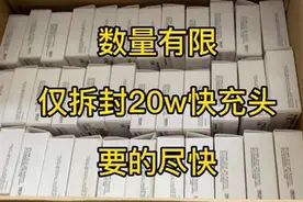 苹果20w原装充电器仅拆封，数量不多。#苹果20w快充 #数码视频封面
