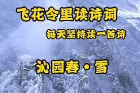 每天坚持读一首诗，享受古诗词的魅力！《沁园春.春》毛泽东视频封面