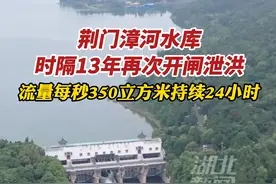 此次泄洪使水库水位降至120.9米，泄洪量远小于河道安全泄量，不会影响下游河道安全。#泄洪 视频封面