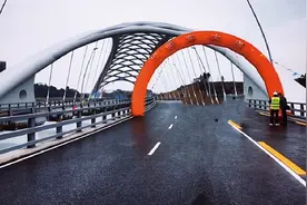 未来科技城东一线全线贯通！绛溪河大桥通车