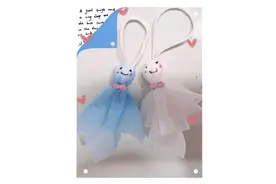 #晴天娃娃#超级简单好看#家里的口罩就可以制作#手工#玩具视频封面
