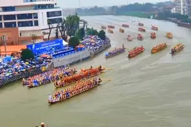 兰溪百米吉尼斯纪录龙舟，全国独有双桡模式#兰溪龙舟 #龙舟视频封面