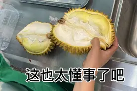 报恩的榴莲终于轮到我了 58买的针不戳  沉静式开榴莲 榴莲盲盒视频封面