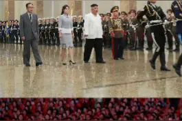 金正恩与李雪主一起参加活动 现场有个小细节视频封面