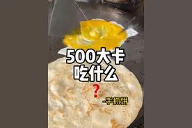 500大卡吃什么？手抓饼篇#减肥 #妈呀太香了 #手抓饼 #热量指南 #减脂餐