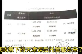 双减政策下天津的课后托管政策来了！！！视频封面