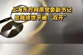 #上海 #东方网 原党委副书记、总裁、总编辑徐世平被“#双开 ”视频封面