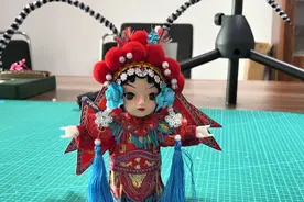 京剧绢人娃娃DIY #手工教程视频封面