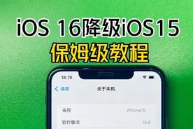xsmax手机ios16完美降级iOS15系统详细教程#iOS16 #iPhone小技巧视频封面