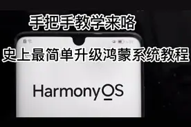史上最最最简单升级鸿蒙系统教程，不会的你来打我！放学我等你！