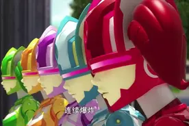 搞笑动画：五胞胎姐妹用跳舞发动攻击，眼神发射激光把特工队打飞视频封面