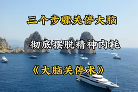 三个方法关停自己的大脑，从此不再精神内耗#认知觉醒 #精神内耗视频封面