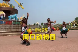 驻马店出发1小时，周口野生动物园五一攻略收好，防止踩坑！视频封面