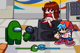 [fnf]在我们之间模组，小绿第一阶段（是机器人打