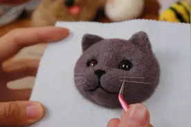 羊毛毡｜可爱猫咪头像制作过程视频封面