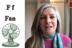 英国老师教你风扇Fan用英语怎么读#快乐学习 #英语启蒙 #少儿英语
