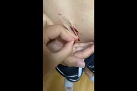 影视特效化妆伤疤假皮，电影中的假伤口使用讲解视频封面