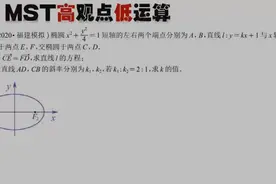 【高考必会】圆锥曲线想用韦达定理非对称怎么办？视频封面