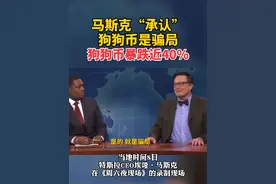 马斯克“承认”狗狗币是骗局，狗狗币暴跌近40%视频封面